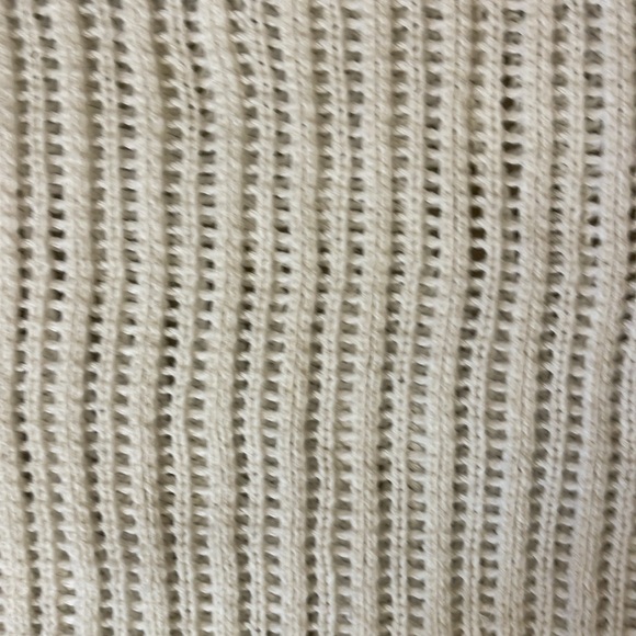 Women's Talbots Open Stitch Sweater Plus Size White - Picture 4 of 8